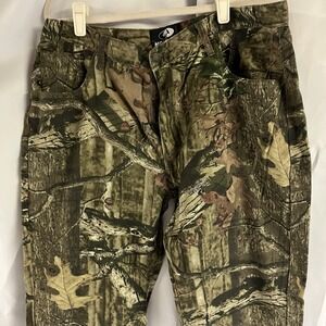 Mossy Oak Camo Cotton Jeans 38/30 Pants Hunting Fishing Outdoors Cool Man Stuff